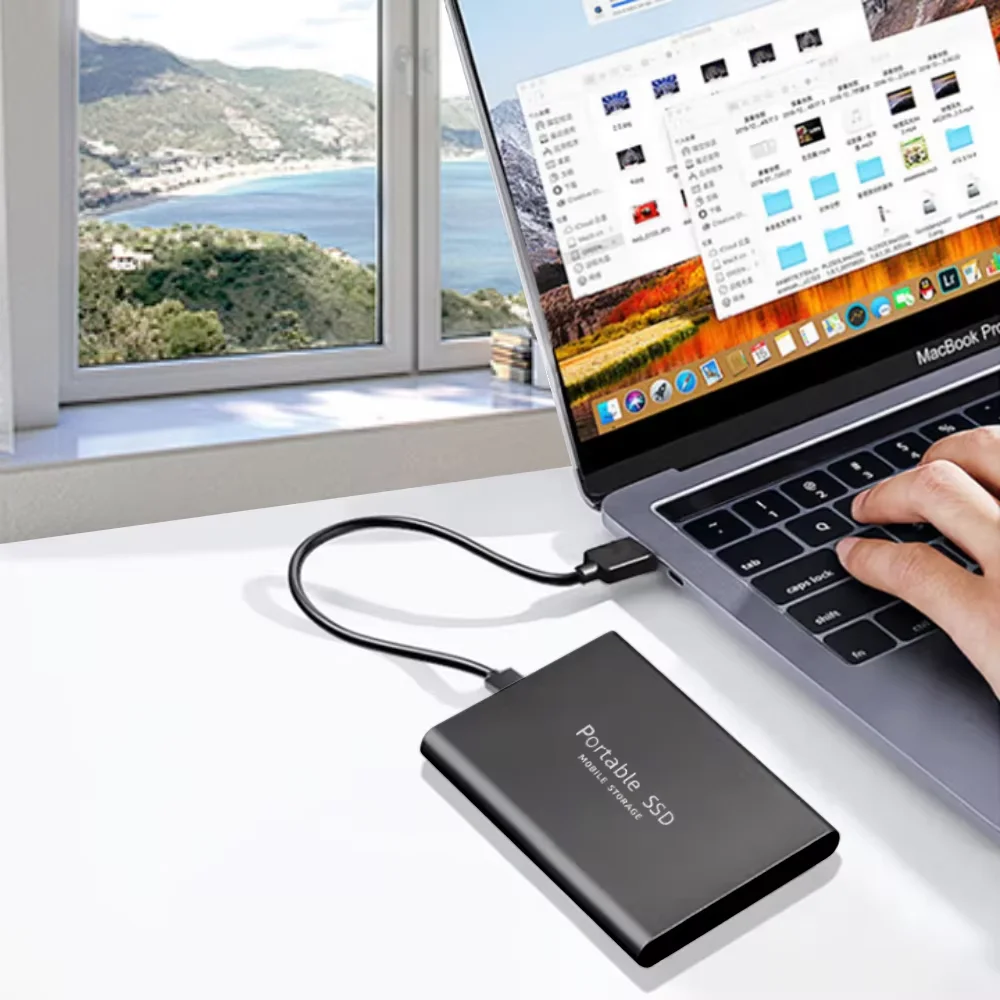 Large Capacity 16TB External Hard Drive 2TB/4TB Solid-state Drive USB3.1 High-speed Transmission Device For Laptop/MAC/Phone