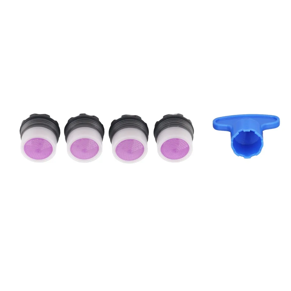 8PCS Practical M16.5mm Faucet Aerator 1.2GPM Plastic Tap Water Nozzle Sink Faucet Aerator Commercial Use