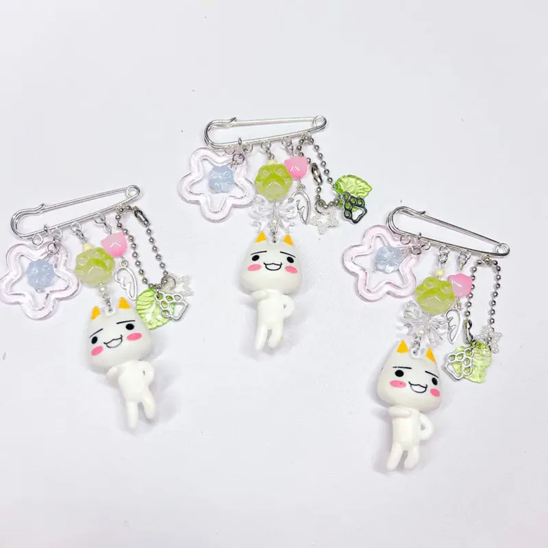Toro Inoue Bag Pins Handmade Cute Beaded