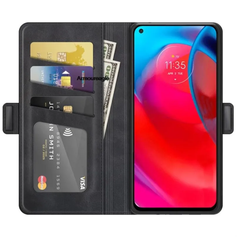 

case guard protector on for moto g stylus 5g leather wallet flip cover vintage magnet phone case for moto g stylus 5g coque