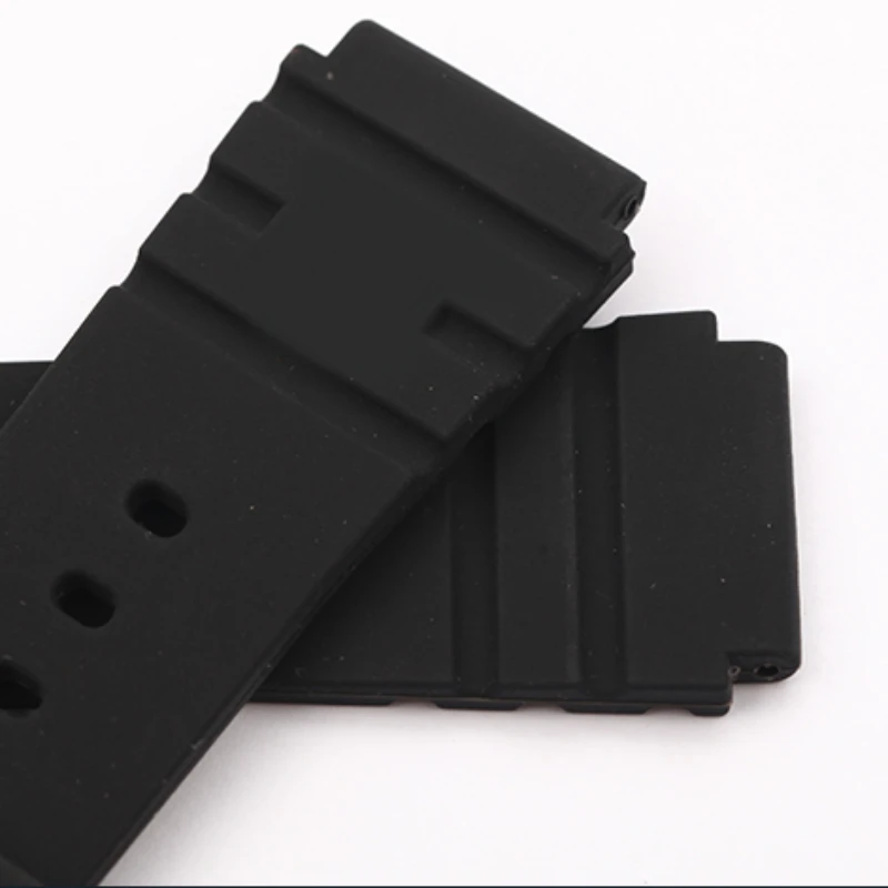 For Luminox Watchband Silicone Replace Outdoor Anti-Allergy Men\'s 21mm 3901 3001 3000 Rubber Black Waterproof Soft Watch Strap
