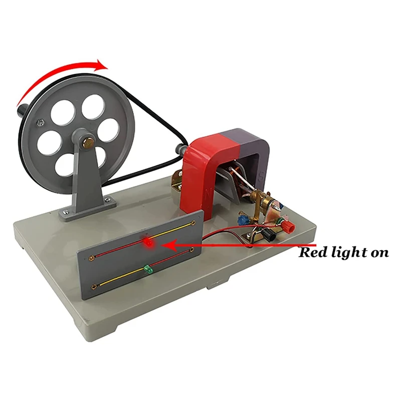 Hand AC And DC Crank Generator Model, Demonstration Motor Generator Activity Model,Device Experimental Equipment