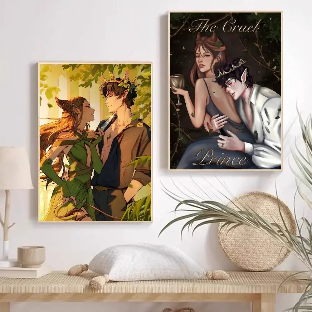 الأمير القاسي J-Jude وC-Cardan DIY ملصق لاصق ورق أبيض يطبع الملصقات الفنية خمر اللوحة الزخرفية #4