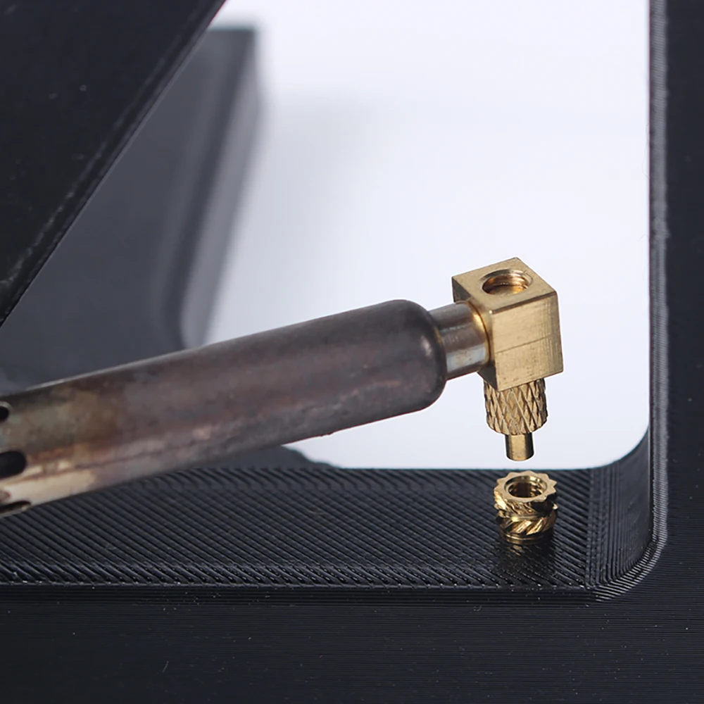 Toaiot Hot-Melt Nut Press-in Head 90° Connector for M4 Adapter Easy To Use And High Quality Tool For 3D Printer Parts view 3