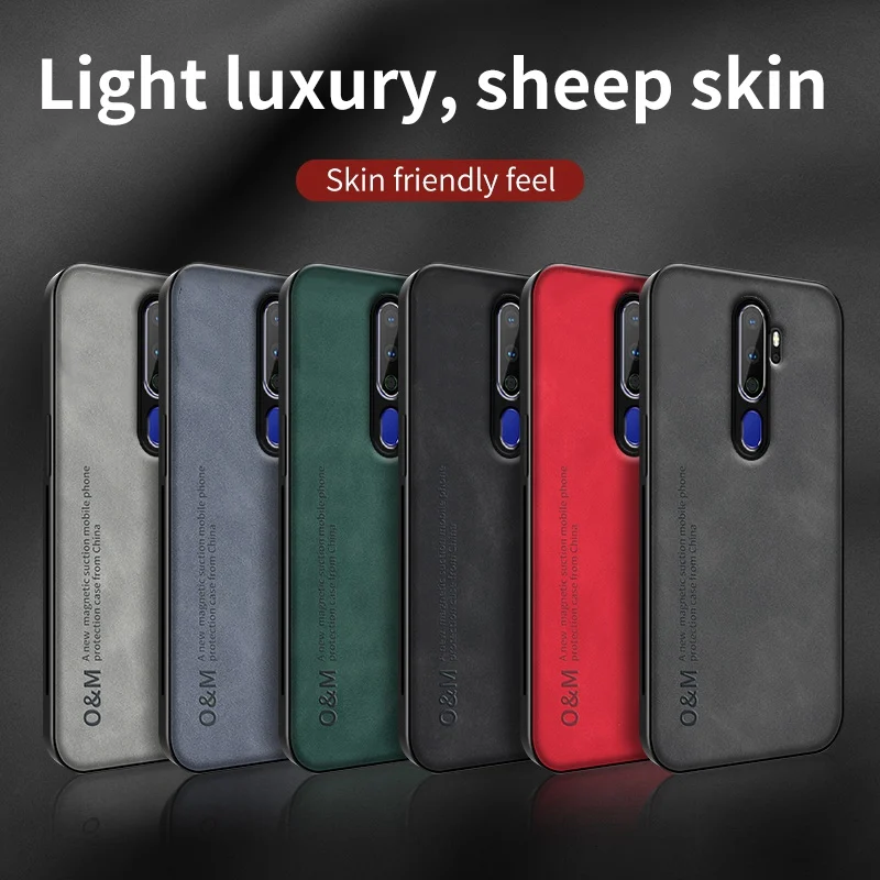 Luxury Magnetic Leather Case For OPPO A5 A9 2020 Cover Silicone Protection Phone Case For OPPO K9 K10 Pro K9S K10X F9 F11 Coque