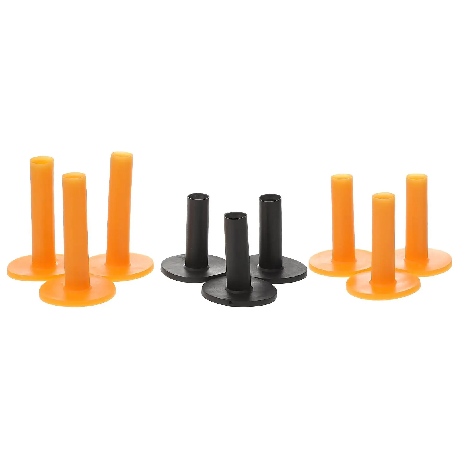 

9 Pcs Golf Driving Range Tees Practice Accessories Portable Training Rubber Mat