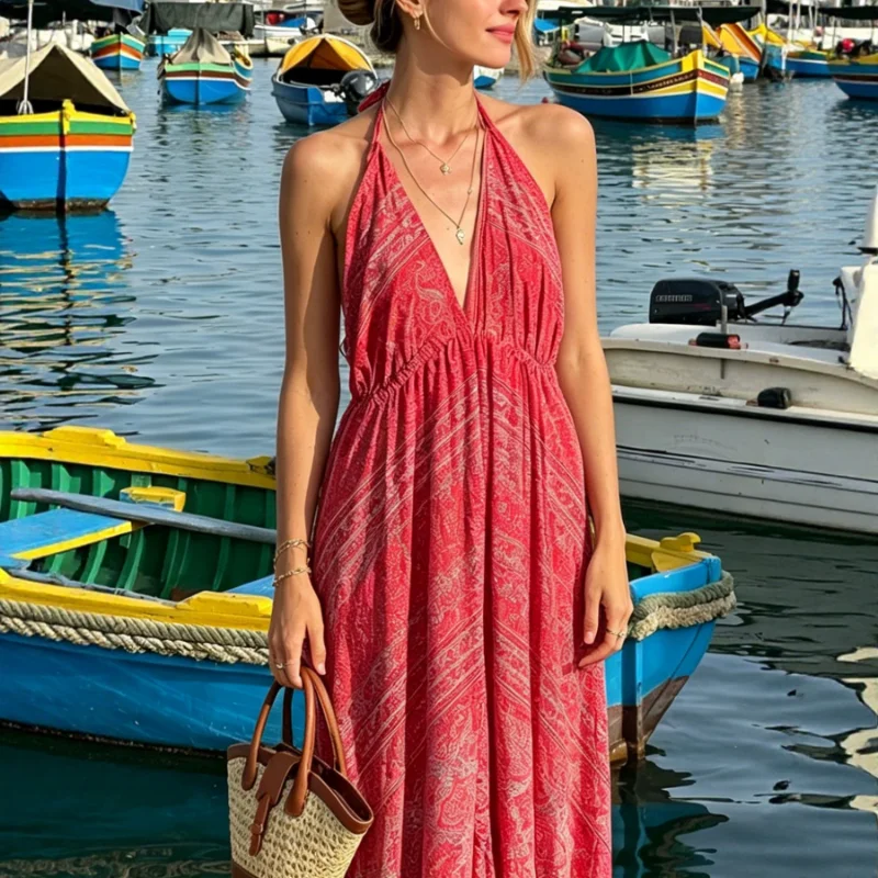 Abito lungo da donna boho con - Xxl Women Fashion recensione e prezzo