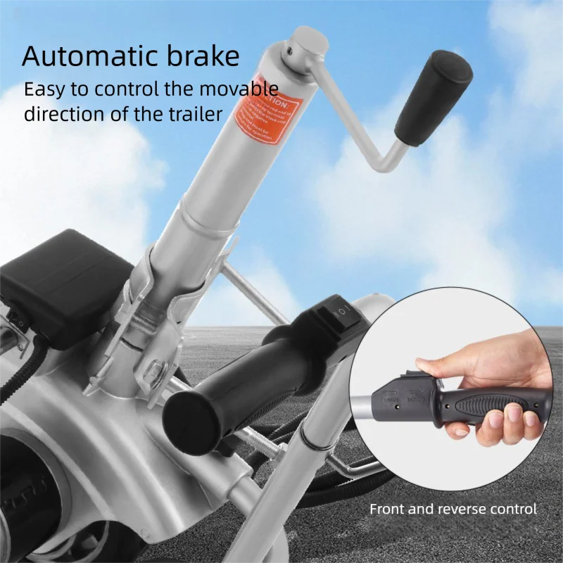 JH 12V Traction Bracket Car Electric Mover Trailer RV Quick Move Tool 350W Motorised Wheel for Caravan Boat Trailer
