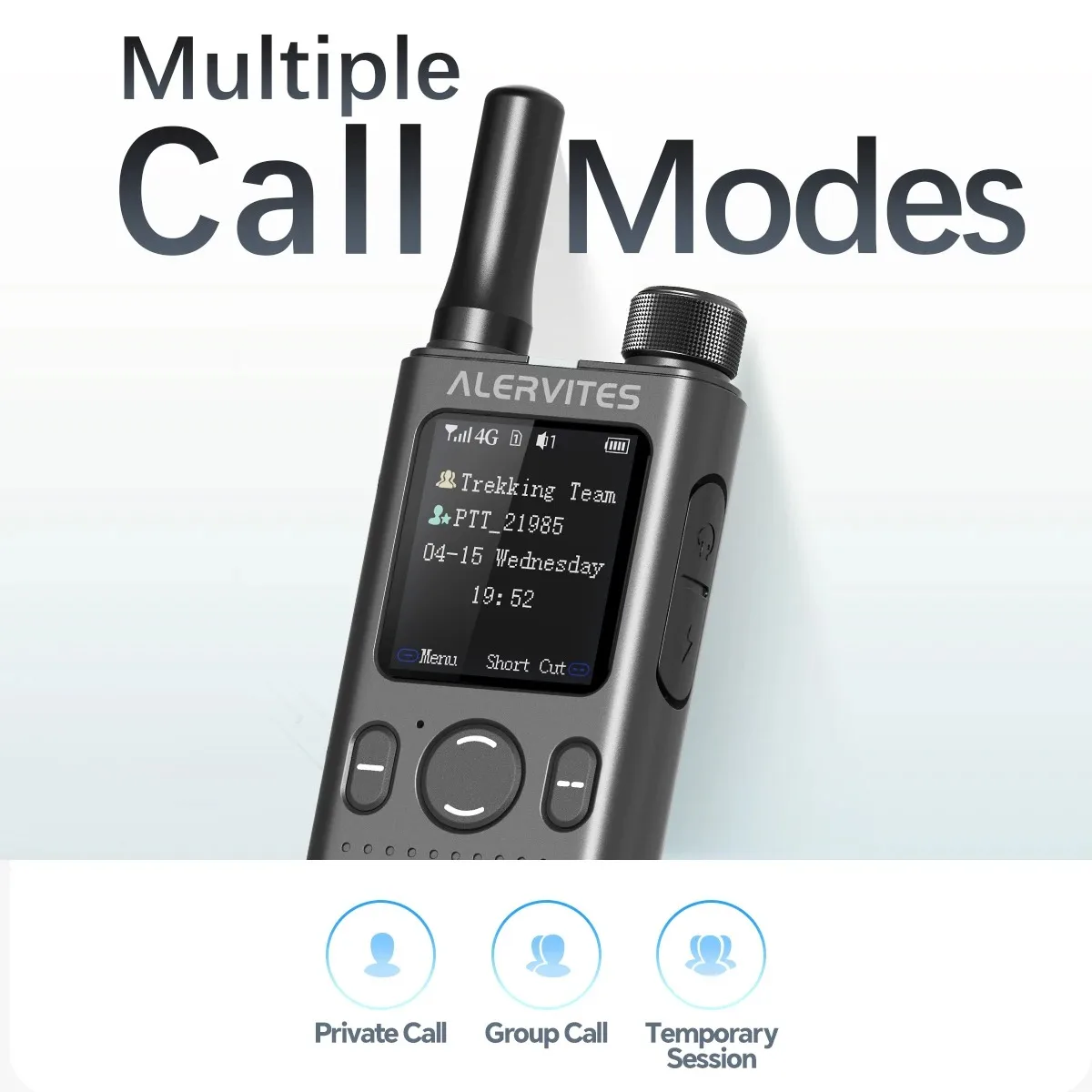2PC BAOFENG AT1 Walkie Talkie 4G/5G Radio POC Unlimited Distance Group Call 2200mAh OLA PTT Portable Ham Radio 2PCS EU Version
