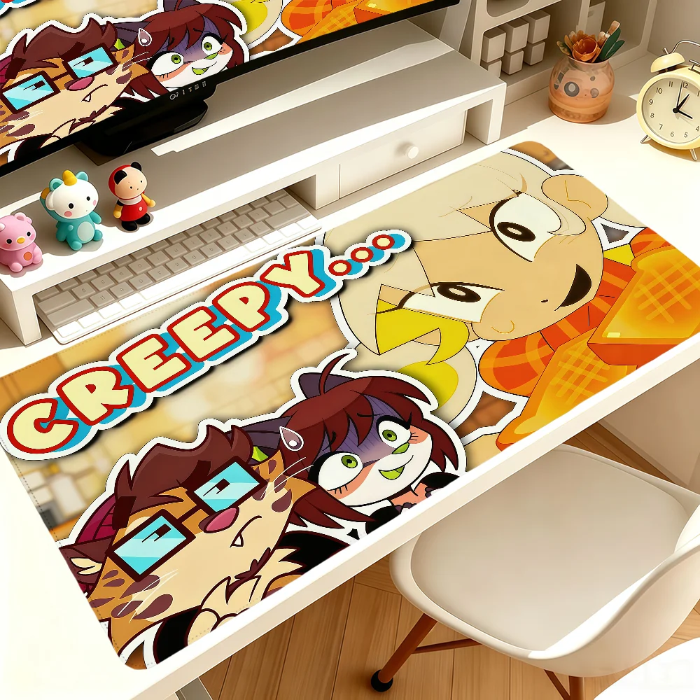 Cartoon Poppin-Play Kitchen Mouse Pad Large Non-slip Lockedge Desktop Computer Desk Mat Keyboard MousePad Office Gamer Student