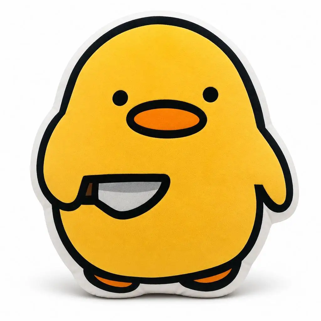 Duck With Knife Plush Pillow Cushion Irregular Stuffed Throw Pillow Home Decor Gift Sofa Bed Couch