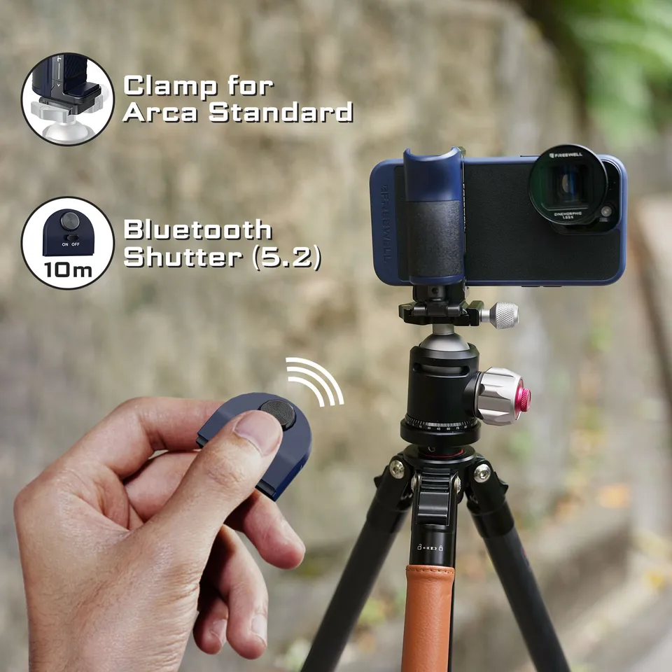 Freewell Vlogpod – Treppiede 3K Per Fotocamera E Smartphone, Supporto Scarpa Fredda, Vite 1/4", Carico 3kg, Leggero 456g