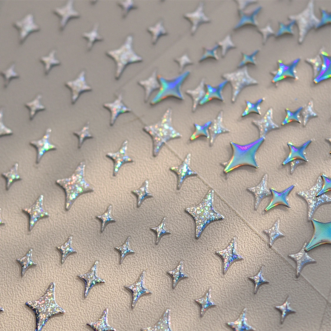 Sparkling Shiny Bright Star Starburst Asterism Starlight Self Adhesive Nail Art Stickers Rhinestone Starry Starry Manicure Decal