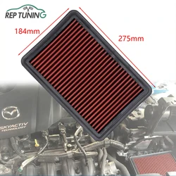 High Flow Car Sports Air Filter Replacement Intake Filters for Mazda 3 Axela 6 Atenza CX-4 CX-5 Premacy 2.0L 2.5L Biante 2.3L