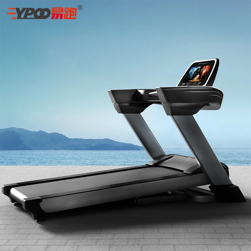Commercial Luxury Magnetic Treadmill With Tv Gym Training Equipment Factory Price Treadmill