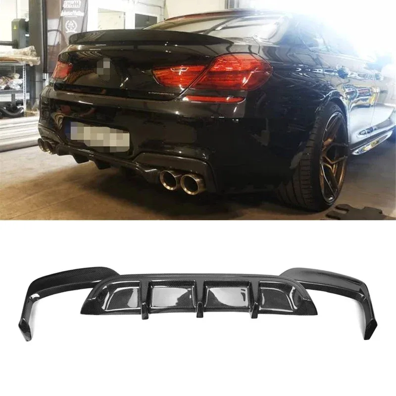 

AK Style Carbon Fiber Rear Bumper Diffuser lips For 6 Series F06 F12 F13 M6 Rear Diffuser