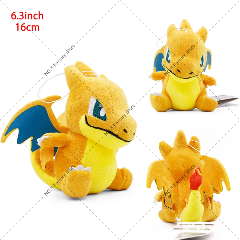 18 Stile Glänzende Glurak-Plüschtiere Pokemon Mega Evolution X & Y Glurak Weiche Stofftiere Spielzeugpuppe Geschenk für Halloween – Detail 1