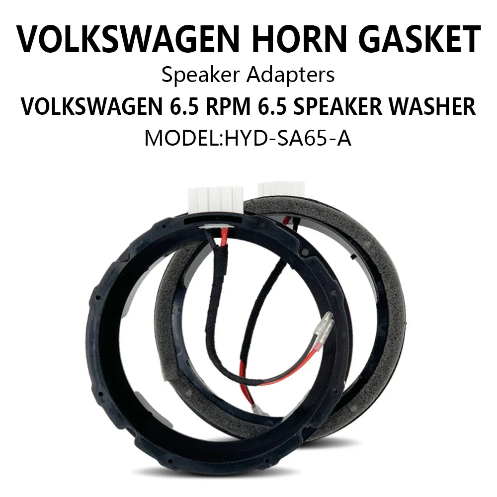 For Volkswagen Magotan Sagitar Tiguan Skoda Octavia 1pair Car Speaker Adapter Audio Mount 6.5 Inch Special with Lossless Plug
