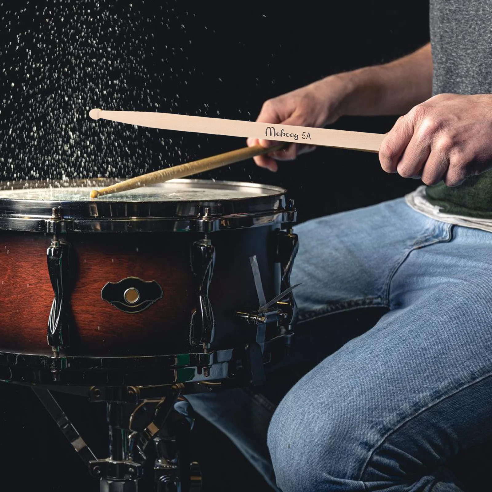 

6 Pairs Drum Accessories Drumsticks with Grip Bulk Musical Instrument Percussion Maple Cool