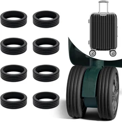 Solid Color Silicone Suitcase Wheel Protective Cover For Luggage Protection Use