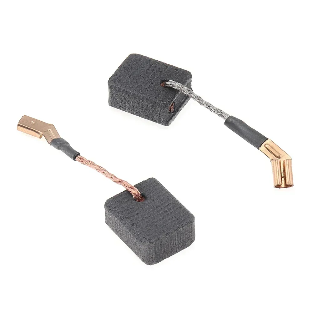 6pcs สําหรับแปรงคาร์บอนเครื่องบดมุมมอเตอร์แปรง DWE4214 DWE402 4-1/2 นิ้วแปรงคาร์บอนเปลี่ยนเครื่องมือ