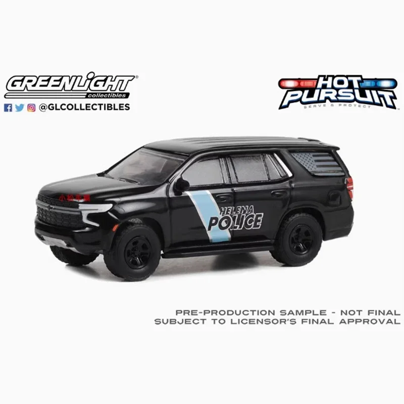 

Greenlight Diecast 1:64 Scale 2022 Tahoe Police Pursuit Vehicle Alloy Simulation Car Model Boy Gift Toys