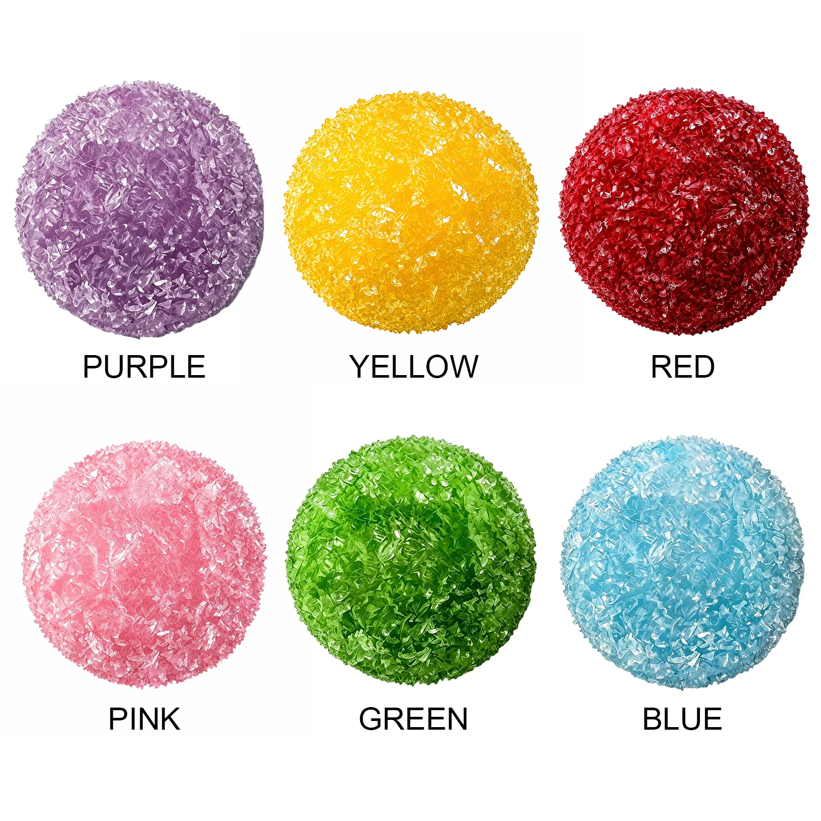 Ice Skin Fidget Sensory Squeeze Ball Slow Rising Decompression Balls Lightweight Gifts for Adults Birthday Party Favors Relaxing