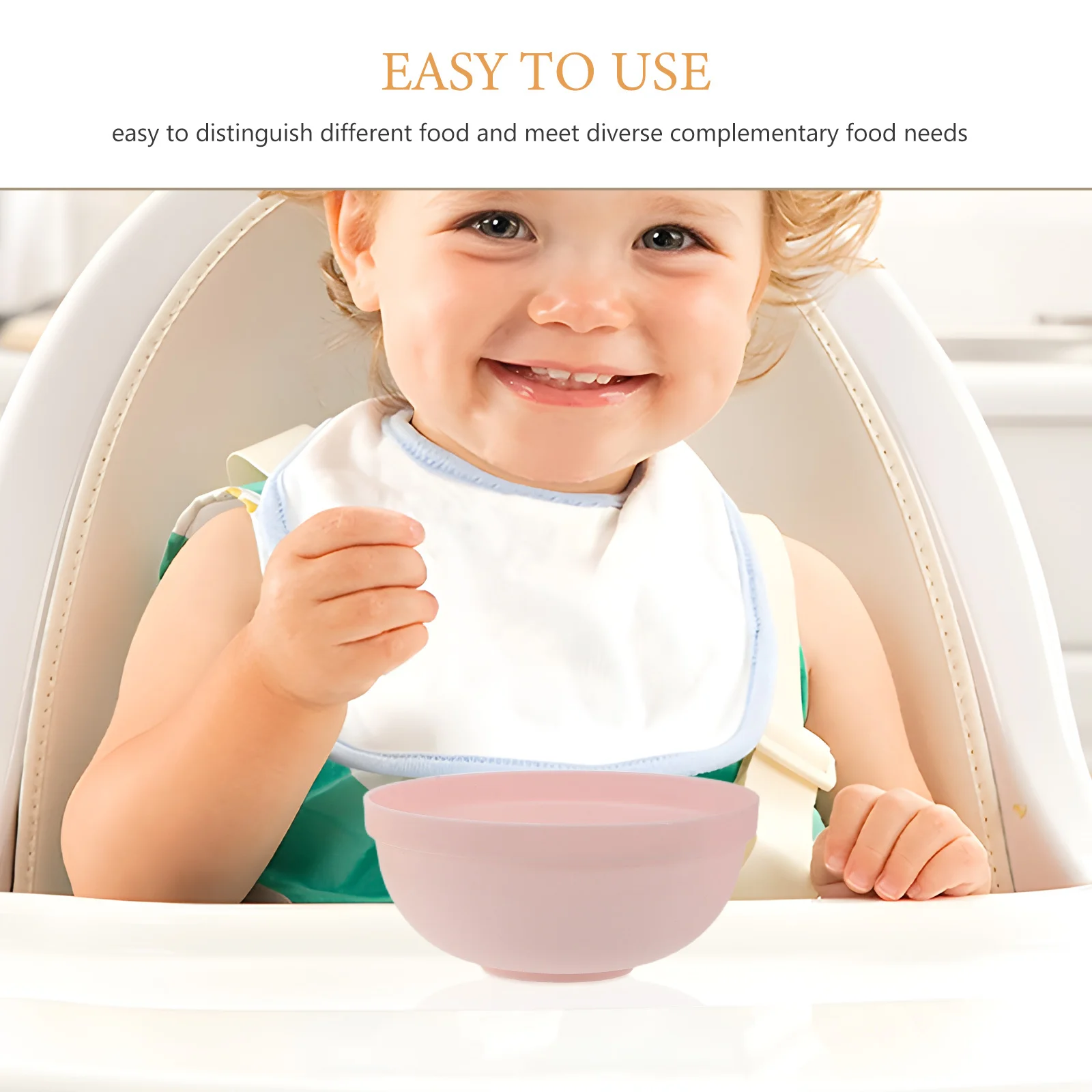 12 قطعة أطباق الطعام التكميلي للأطفال الملونة خفيفة الوزن تغذية للأطفال الصغار مستلزمات فطام الطفل صينية الوجبات الخفيفة أطباق فاكهه #2