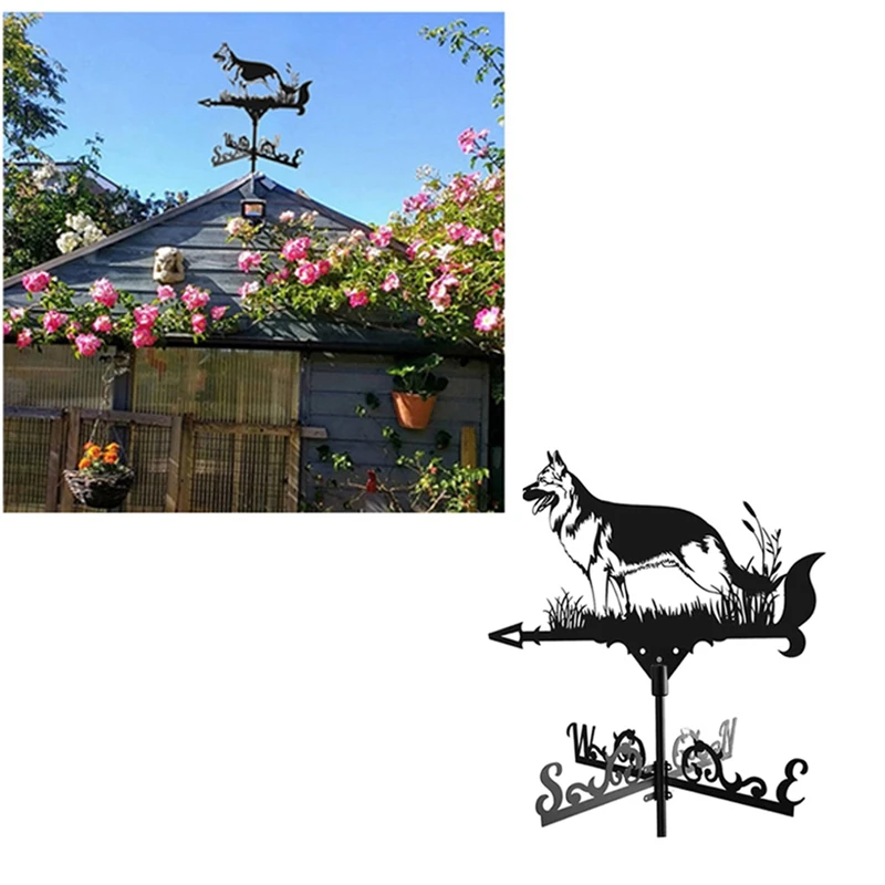 

Animal Design Weather Vane Spinner Wind Direction Farm Scene Stake For Garden Yard Decoration Garden Weathervane