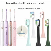 3/5pcs Replacement Brush Head For Xiaomi Electric Sonic Toothbrush Soocas X5 X3 X1 X3U SOOCARE Soft Dupont Bristle Nozzles Heads