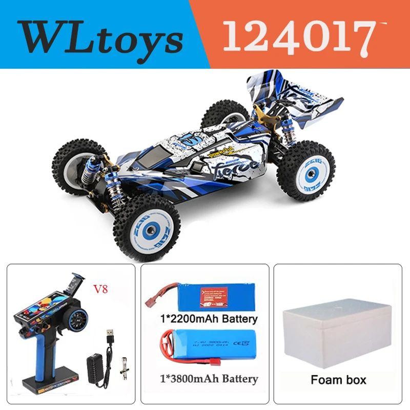 WLtoys 124017 75KM/H Brushless RC Car 4WD RTR