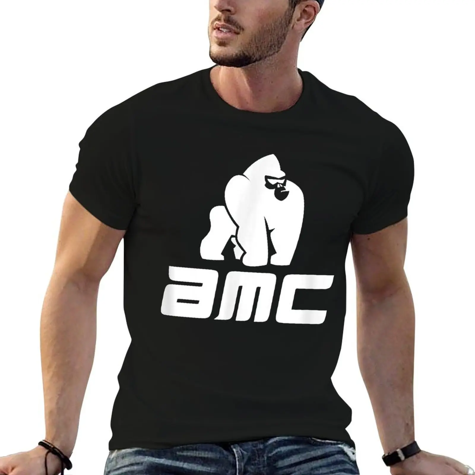 Vintage Retro AMC Gifts To the moon Short Squeeze Ape T-Shirt cotton graphic tees anime t shirts t shirt men