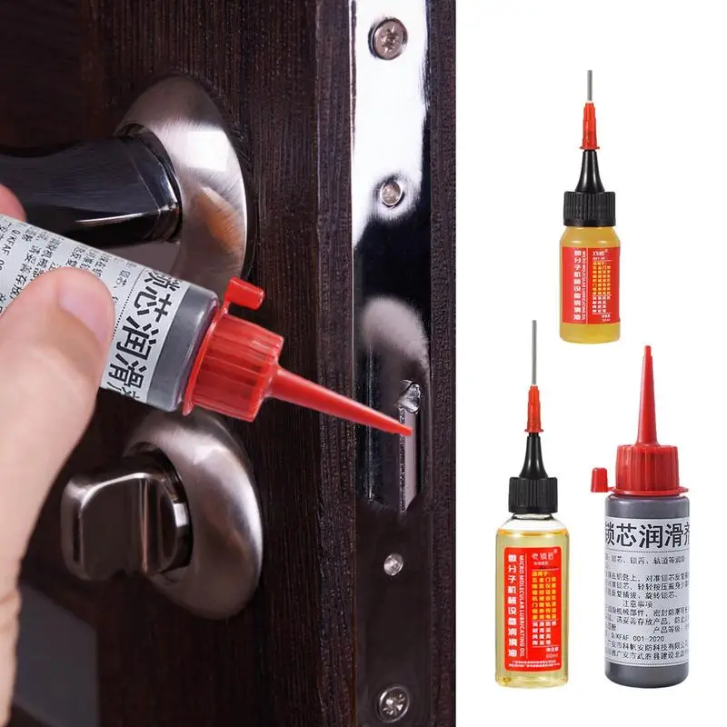 Door Lock Lubricant Multi-Purpose Graphite Lubricants Locks Doors Hoods Long-lasting Lubricating For Bicycles Lock Cylinders Fan