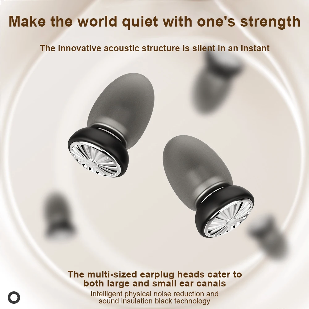 

Olyga Cute LIttle Fresh Carrot-shaped Noise-Cancelling Earplugs Silicone Sleeping Ear Plugs 4 pairs of replaceable ear caps