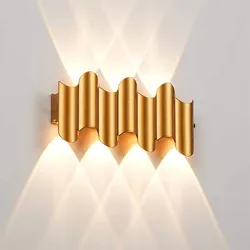 Led Wall Lamp Outdoor Waterproof Up And Down Luminous Lighting Garden Decoration AC85-265or Wall Lamps Living Room Porch Outdoor