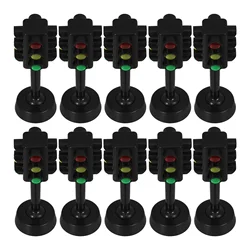 10 Pcs Mini Traffic Light Model Toy Set Interesting Lamp Child Children Lights Signs