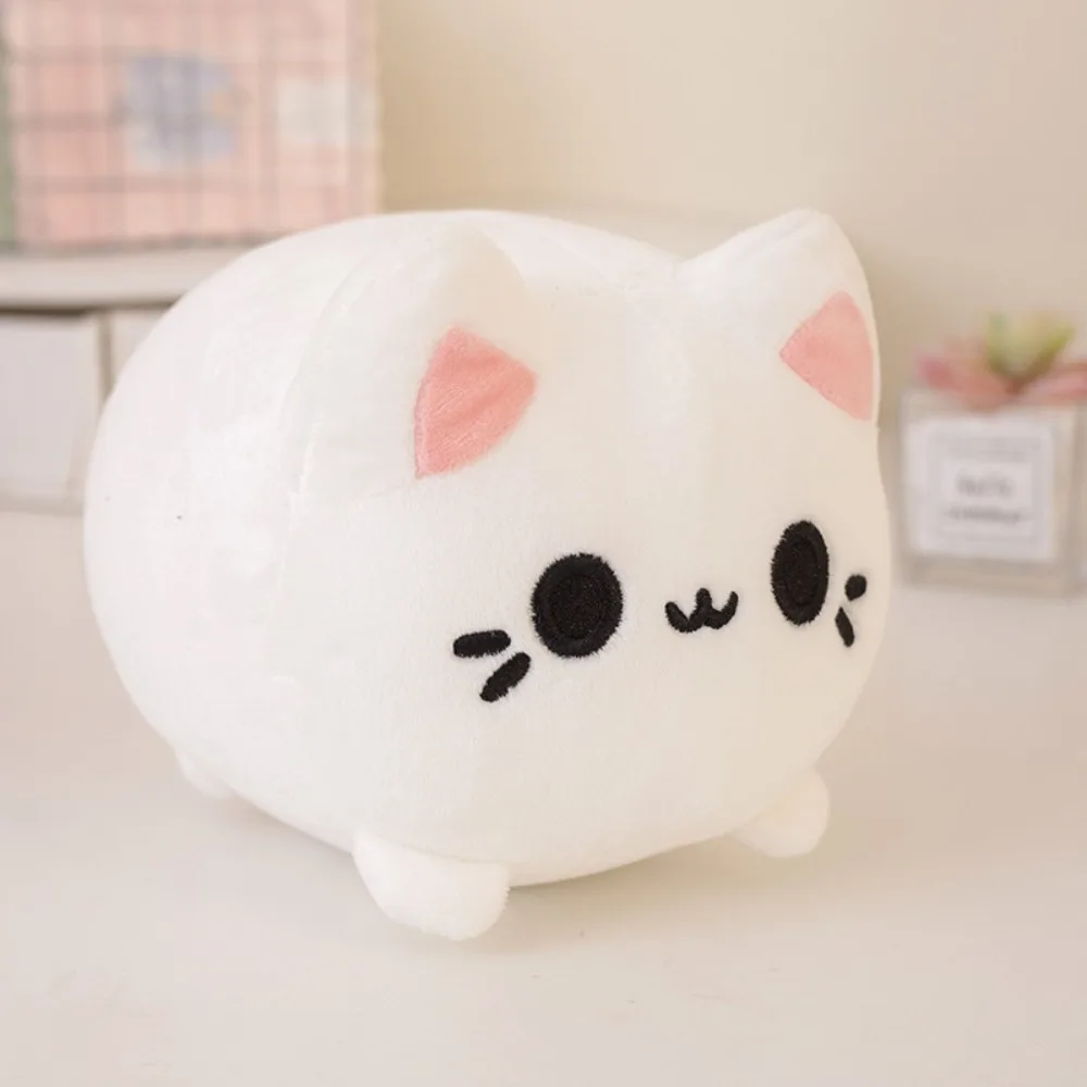 

Children Student Stuffed Animals Black Cat Stuffed Pink Peachy Cartoon Kitten Kawaii 20cm Cat Soft