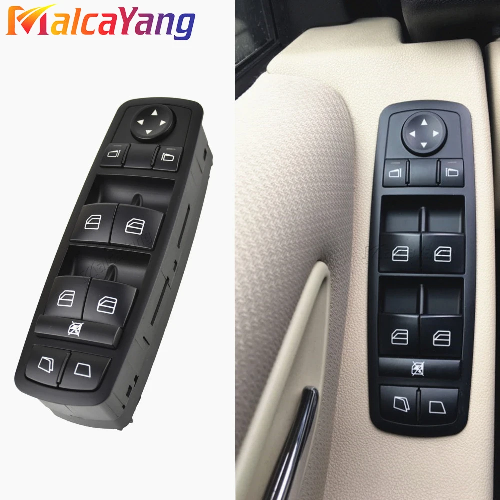 New Black Left Window Mirror Switch Control Unit A2518300190 For Mercedes W164 W251 GL320 R320 R500 R63 GL450 GL550 2518300190