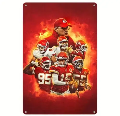 1 PCS,Andy Reid 10 X 12 Inch Tin metal sign new