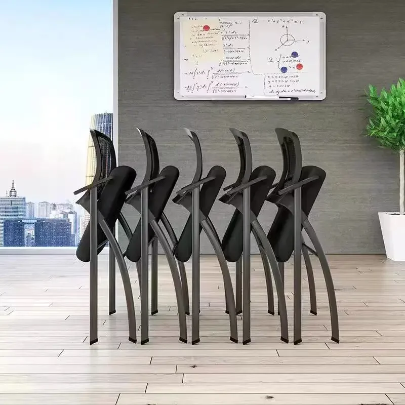 Chaise de formation pliable avec tablette d'écriture, table et chaises intégrées, pour salle de réun