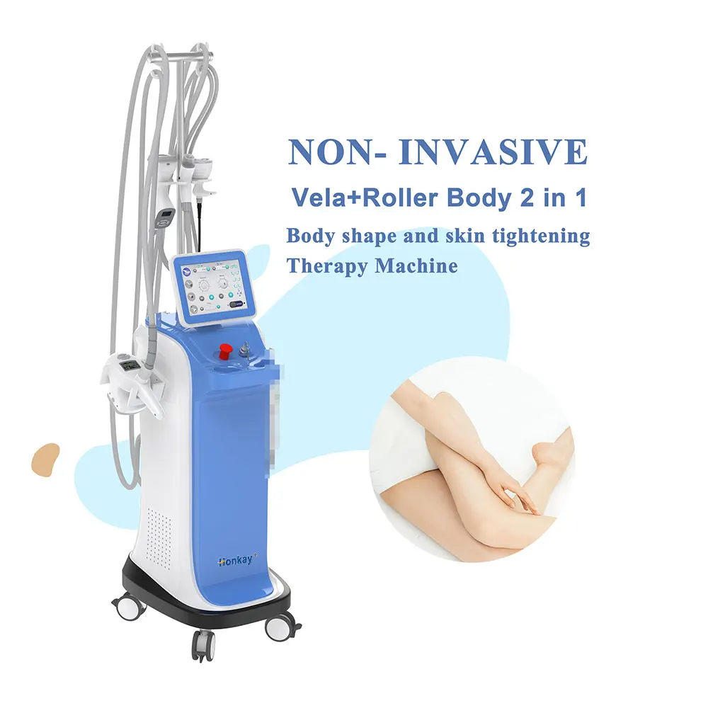 2 In 1 Vela Body Shape Inner Ball Roller Massage Lymphatic Drainage Vacuum 40K Cavitation Cellulite Reduction Body Slim Machine