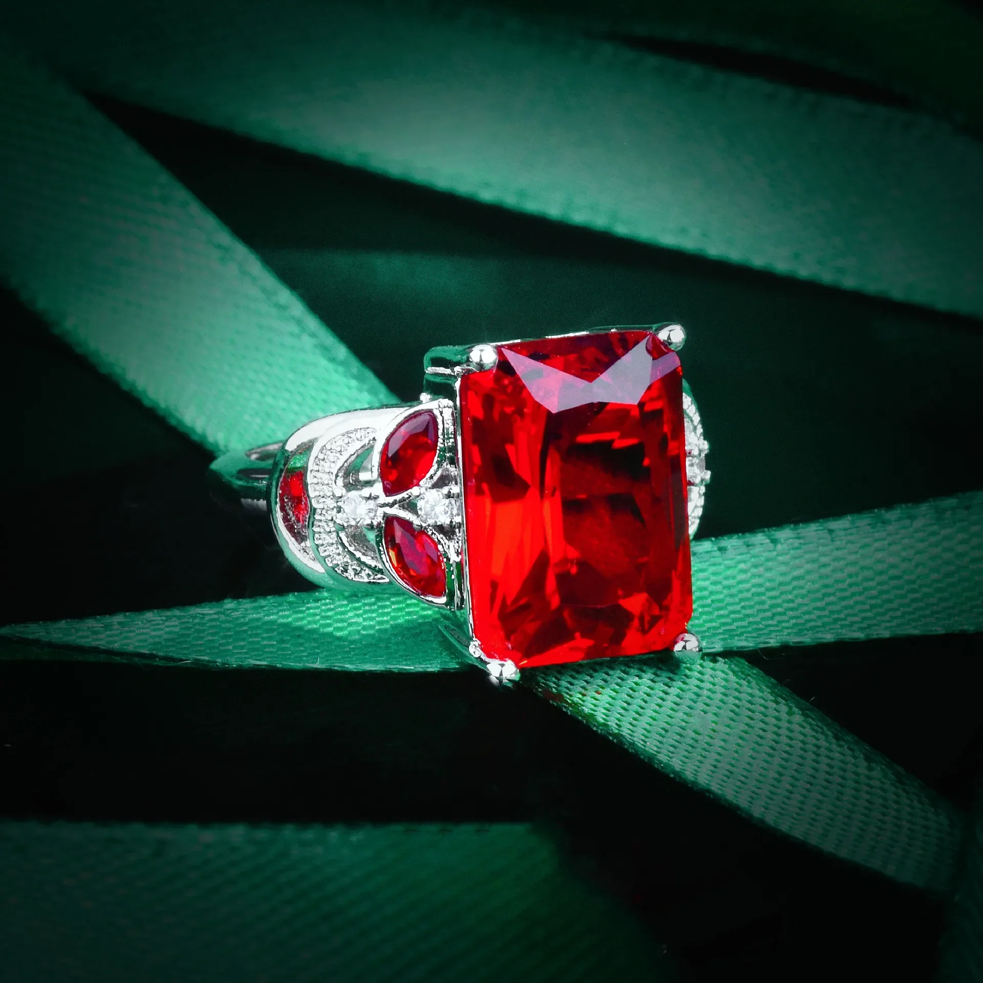 Genuíno 925 prata esterlina vermelho rubi anel de pedra preciosa para mulheres anillos de casamento jóias rubi bizuteria anel feminino