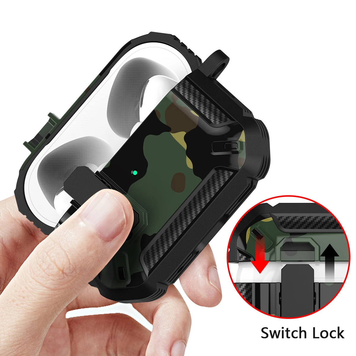Protective Sleeve Case for Apple AirPods Pro 2 1 AirPods 3 2 1 Shockproof Carbon Fiber Soft Silicone Bluetooth Earphone Cover