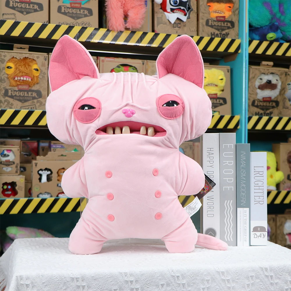 Brinquedos de Pelúcia Fuggler Originais de 47CM, Monstros Engraçados com Dentes Feios, Fuggler Kawaii, Almofadas Fofas, Presente de Boneca de Pelúcia