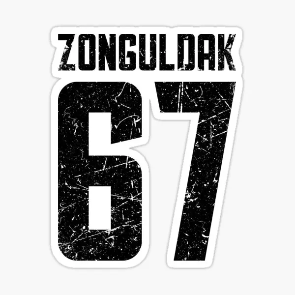 

67 ZONGULDAK Sticker Paste Auto Label 17cm