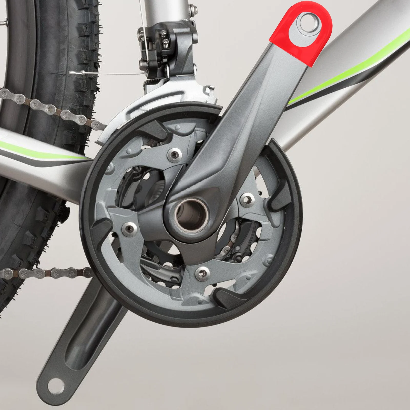 

3Pairs Bike Crank Arm Protectors Silicone Material Anti-Slip Crankset Protective to Install for Most Bicycles