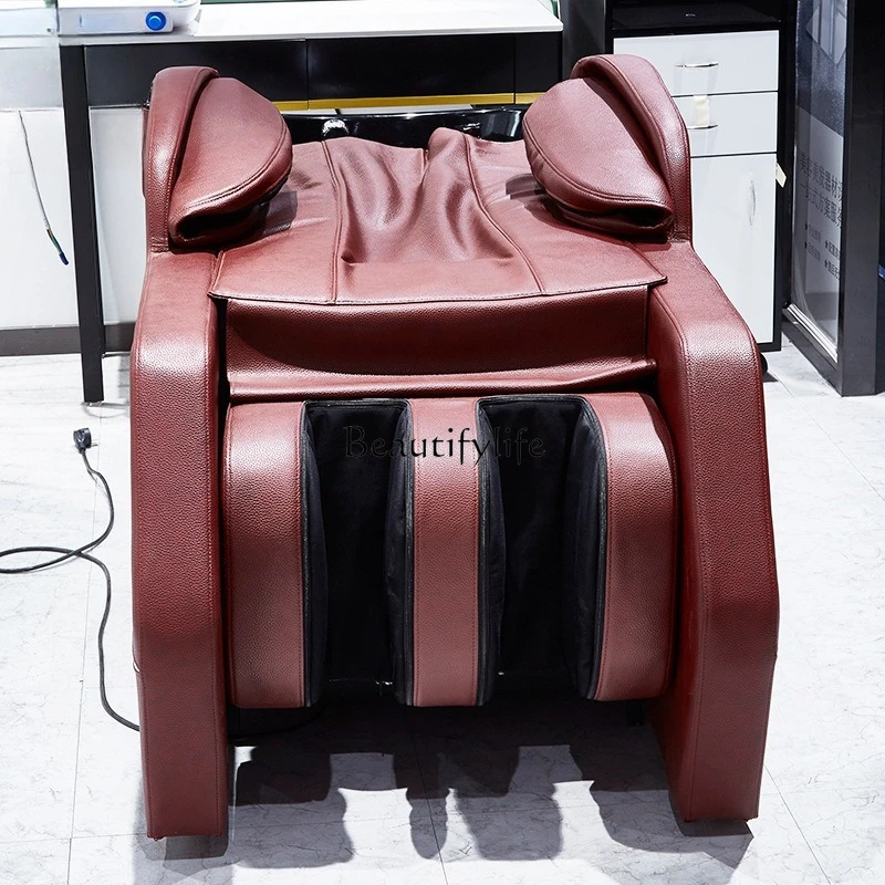 

88.-Intelligent Electric Massage Shampoo Bed Lying Head Therapy Thai Flushing Bed