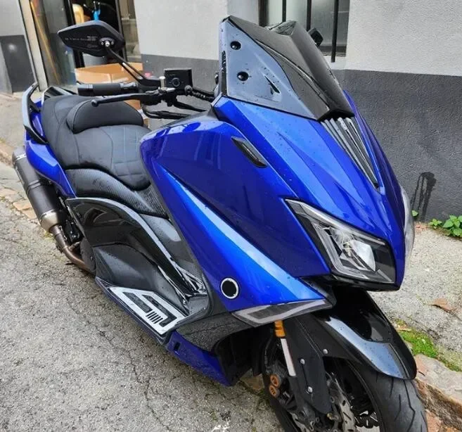 

Custom New ABS Whole Fairings Kit Fit for YAMAHA Tmax 530 2015 2016 15 16 Bodywork Set Blue Glossy