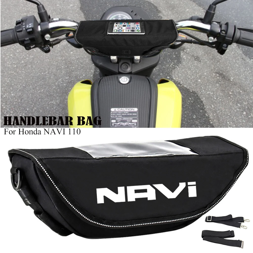 

For Honda NAVI 110 COLSRS NAVI110 Motorcycle accessory Waterproof And Dustproof Handlebar Storage Bag navigation bag