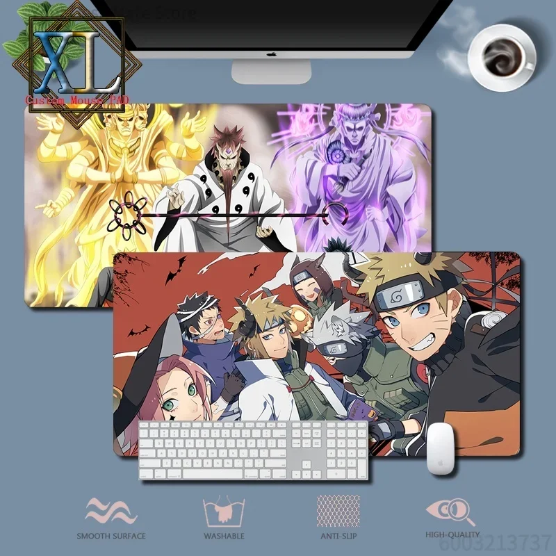 XL Custom Gaming Mouse Pad Naruto : Shippuden Mouse Pad  Extra Large Anti-Slip Office Gaming Mousepad